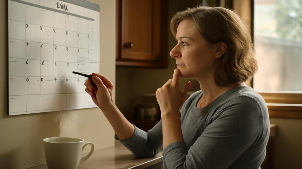 How delaying a decision by a few minutes can reduce regret and lead to more consistent choices over time